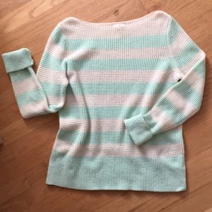 GAP Striped Waffle Knit Sweater